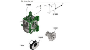 Differential für John Deere 6230 6250 Radtraktor