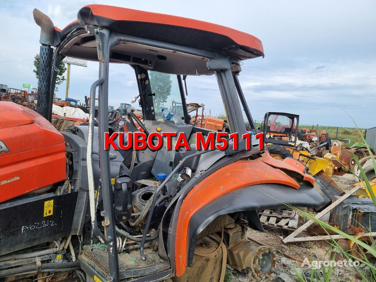 Kubota CABINE M5111 Fahrerhaus für Radtraktor für Ersatzteile