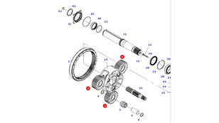 5MM 934152151143 Halbachse für Massey Ferguson  ML260 Radtraktor