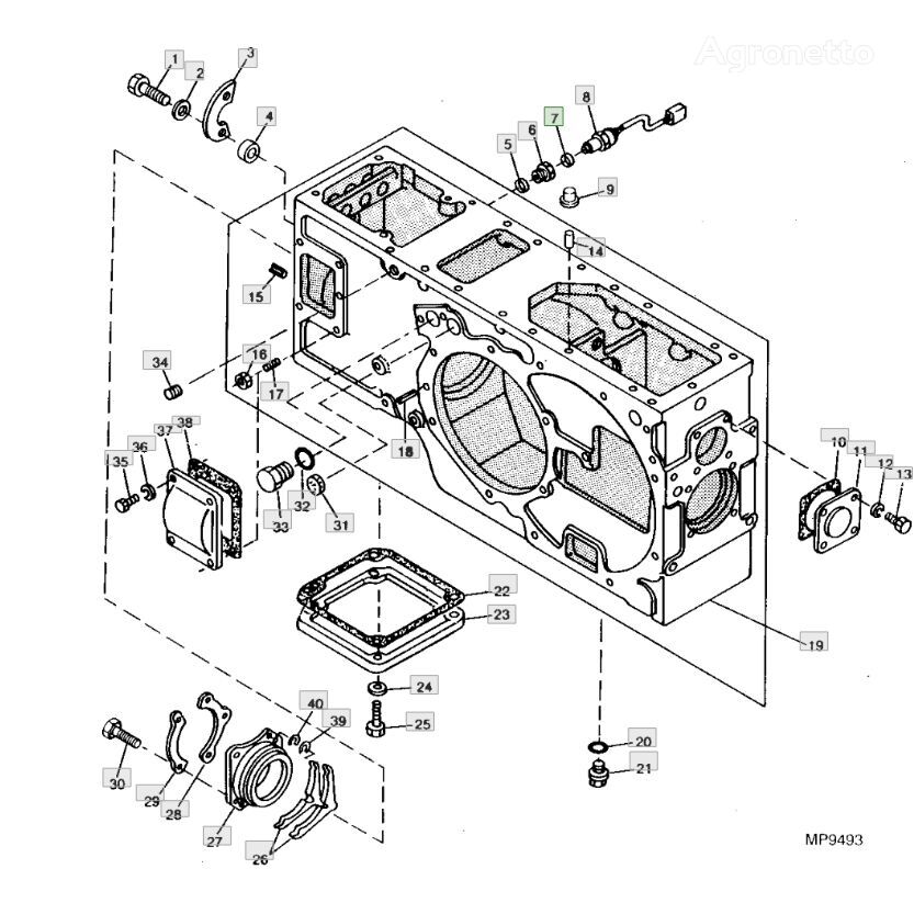 CH13526 Kolbenring für John Deere Radtraktor