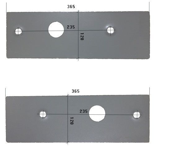 Płoza długa Landseitenplatte für Sukov KV09/P3.9, KV09/L3.9  Pflug