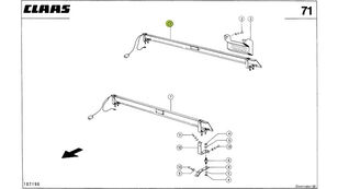 0006082444 Sensor für Claas Dominator Getreideernter