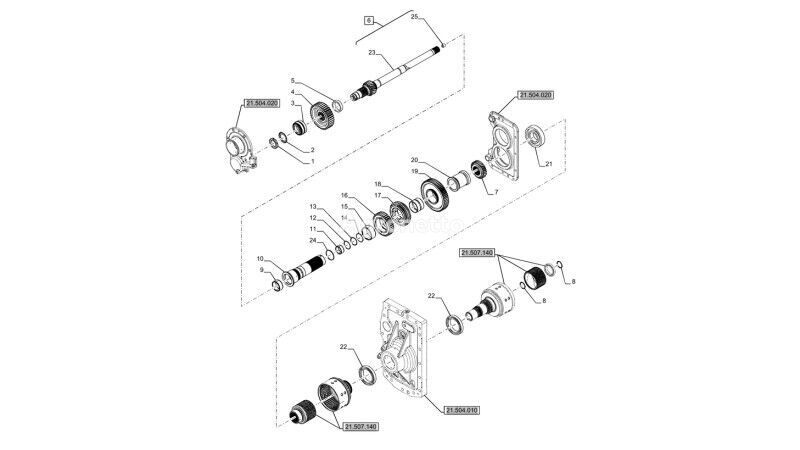 87534217 Synchronring für New Holland T6070 Radtraktor