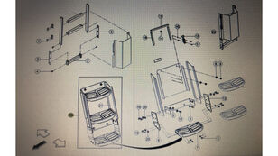 Claas 00 1260 921 0/Claas stopnie/Claas Arion 640 600 00 1260 921 0 Trittbrett für Claas  Arion 640 600 Radtraktor