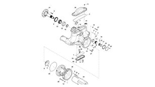 Zbiornik  (Oś przednia i tylnia)  RE580814 sonstiges Ersatzteil Getriebe für John Deere  9470RX  Raupentraktor