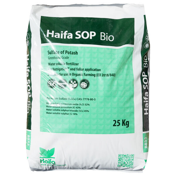 neuer HAIFA SOP BIO Siarczan Potasu 0-0-52.5 25KG Pflanzenwuchsmittel