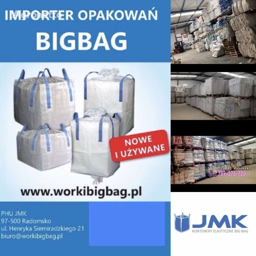 Worki Big Bag Bagi 500kg 750kg 1000kg