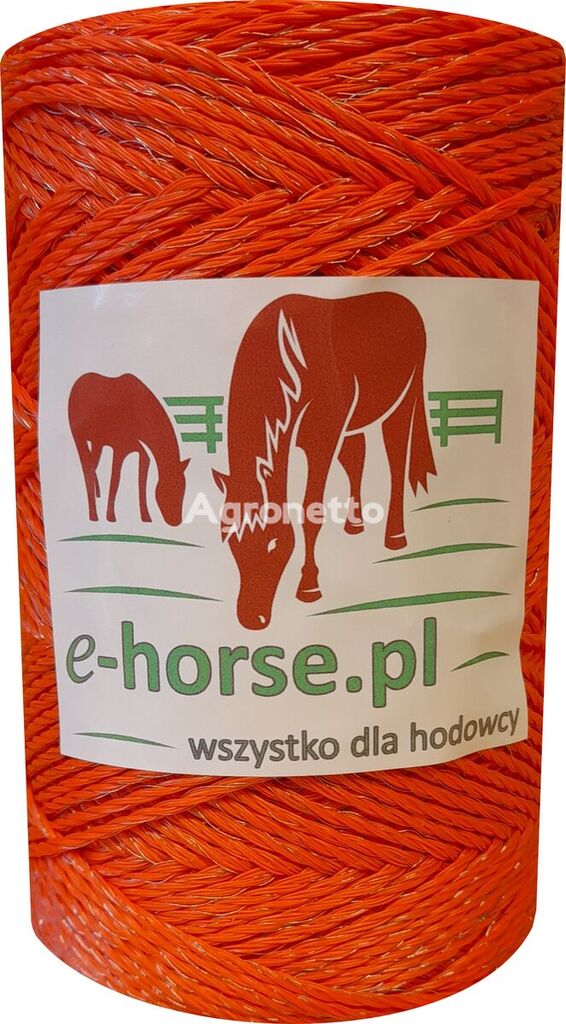 E-HORSE plecionka ogrodzeniowa pomarańczowa 500 m Haustierbedarf